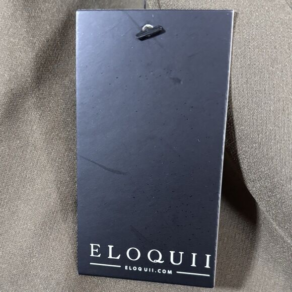 NWT Eloquii Plus Size Cape Cloak With Attached Vest Midi Length Green - Picture 8 of 10